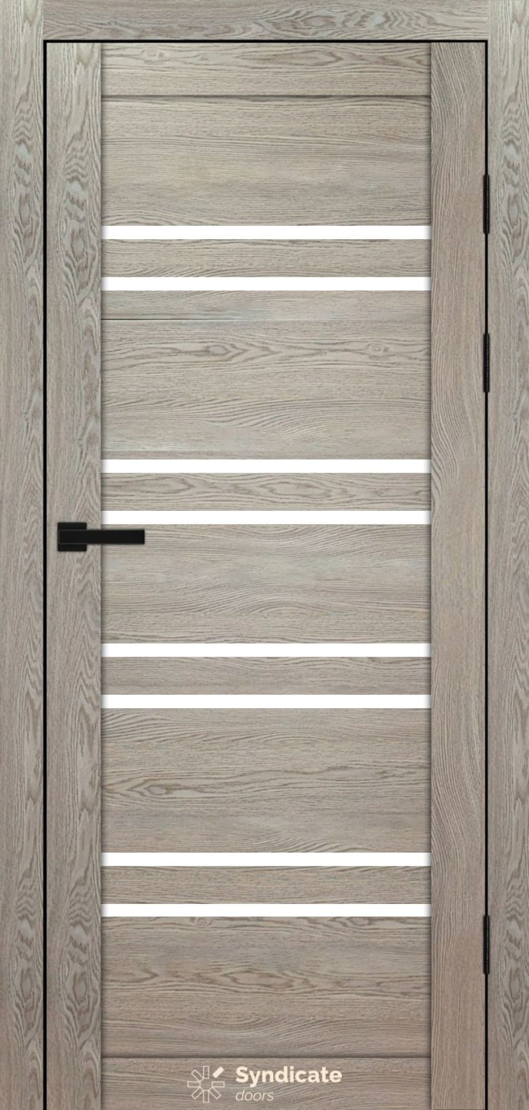 Міжкімнатні двері Syndicate Doors (40 мм)  PVC SD-118 Дуб натуральний Сатин