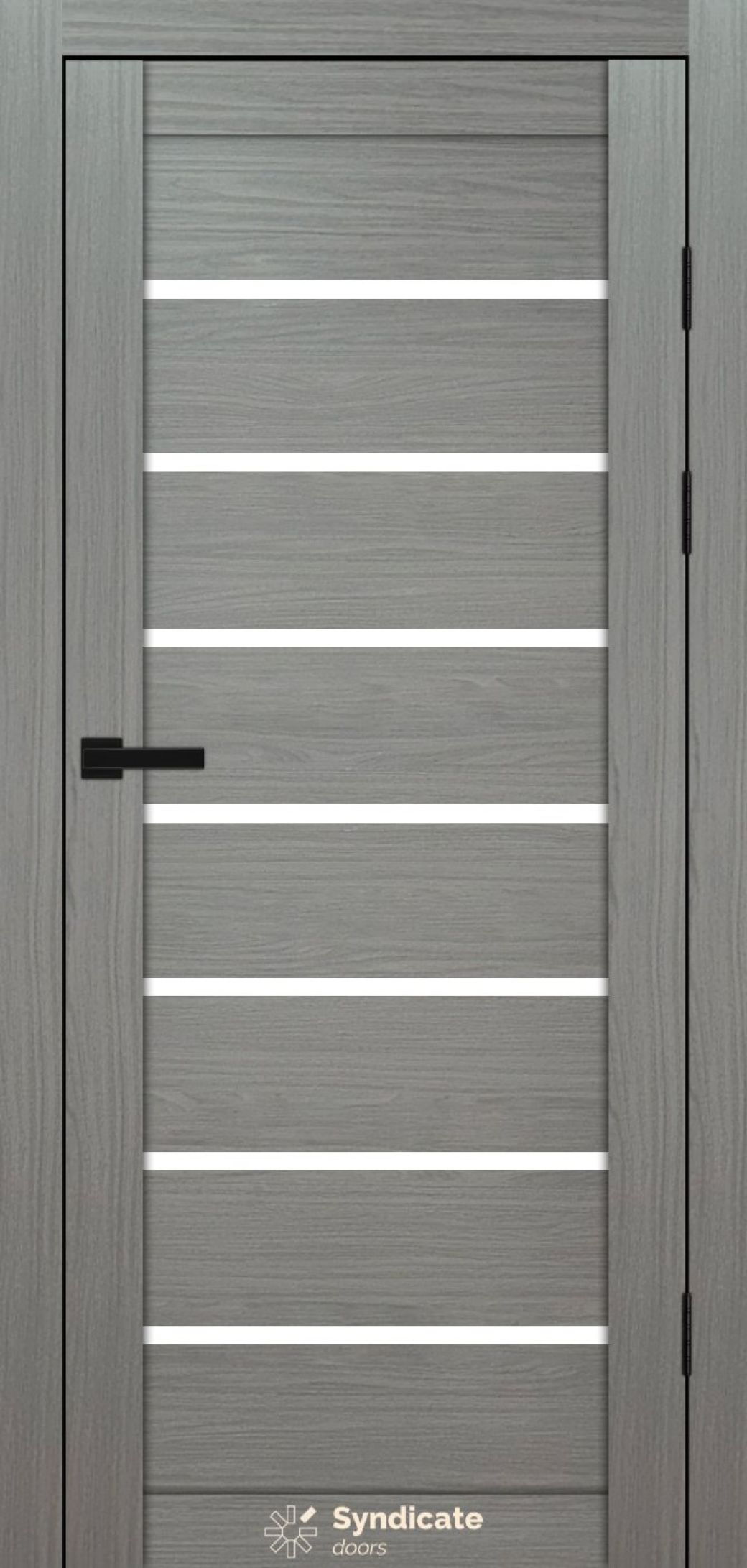 Міжкімнатні двері Syndicate Doors (40 мм)  PVC SD-102 Венге модерна Сатин