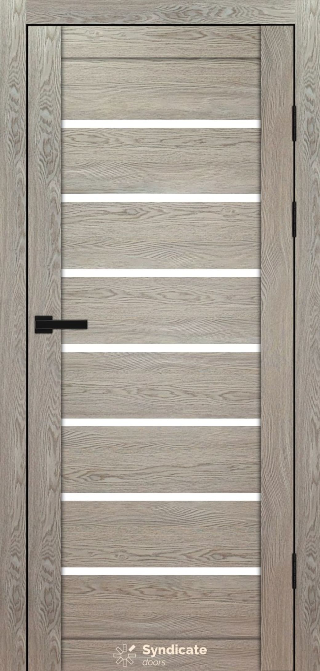 Міжкімнатні двері Syndicate Doors (40 мм)  PVC SD-102 Дуб натуральний Сатин