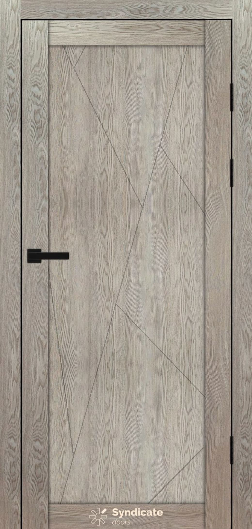 Міжкімнатні двері Syndicate Doors (40 мм)  PVC SD-171 Дуб натуральний Глухе