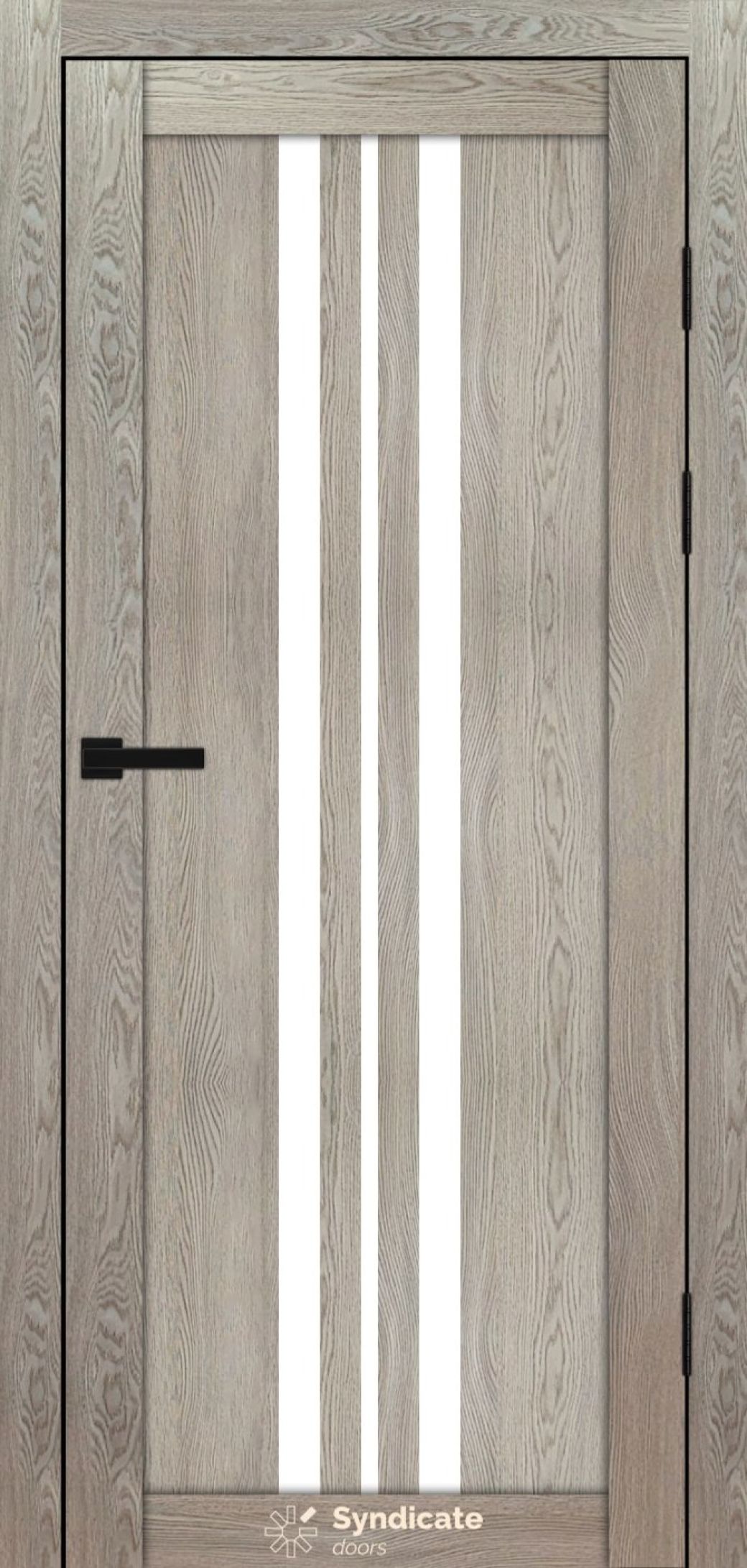 Міжкімнатні двері Syndicate Doors (40 мм)  PVC SD-107 Дуб натуральний Сатин
