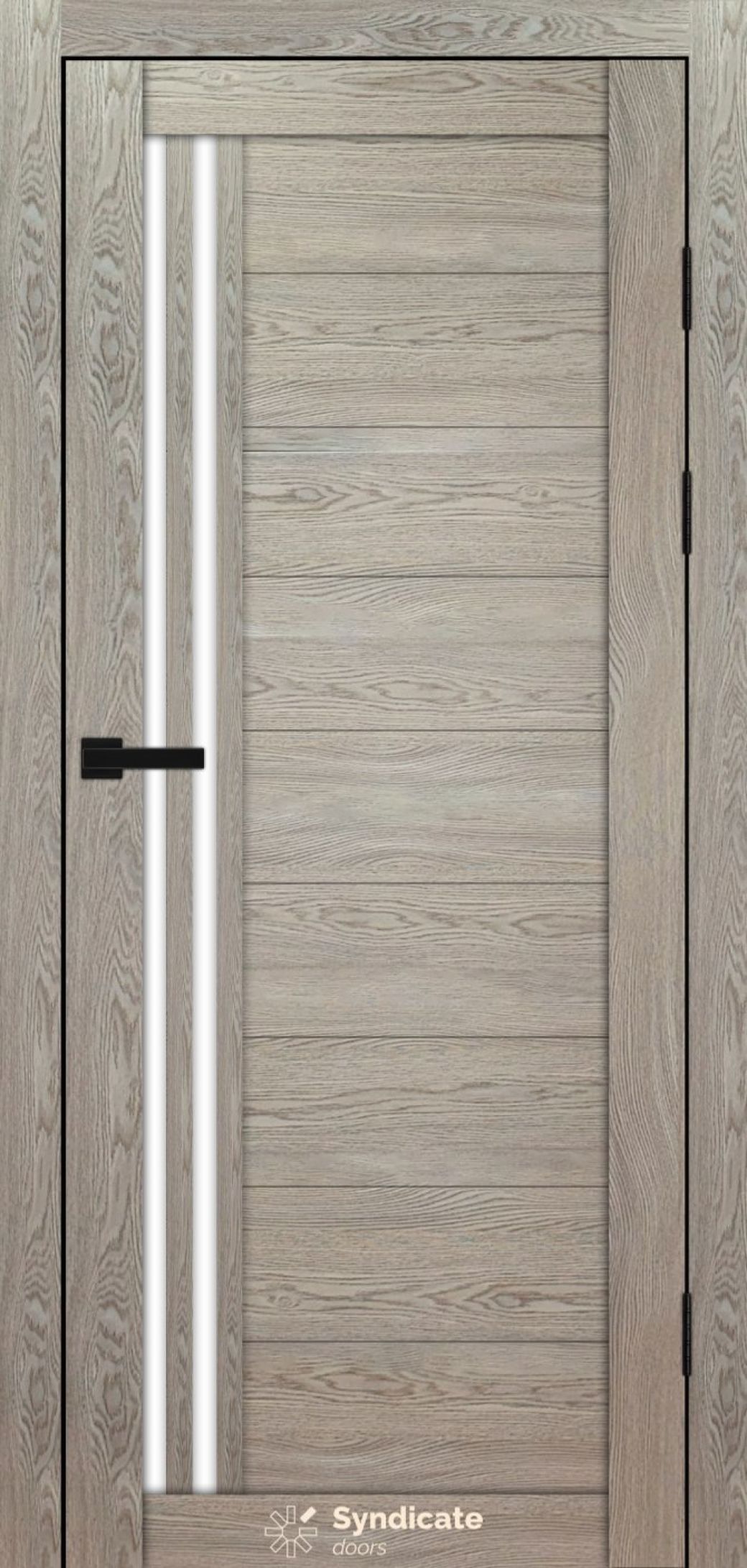 Міжкімнатні двері Syndicate Doors (40 мм)  PVC SD-135 Дуб натуральний Сатин