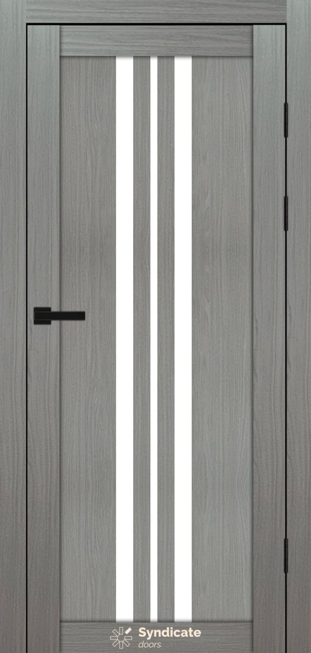 Міжкімнатні двері Syndicate Doors (40 мм)  PVC SD-107 Венге модерна Сатин