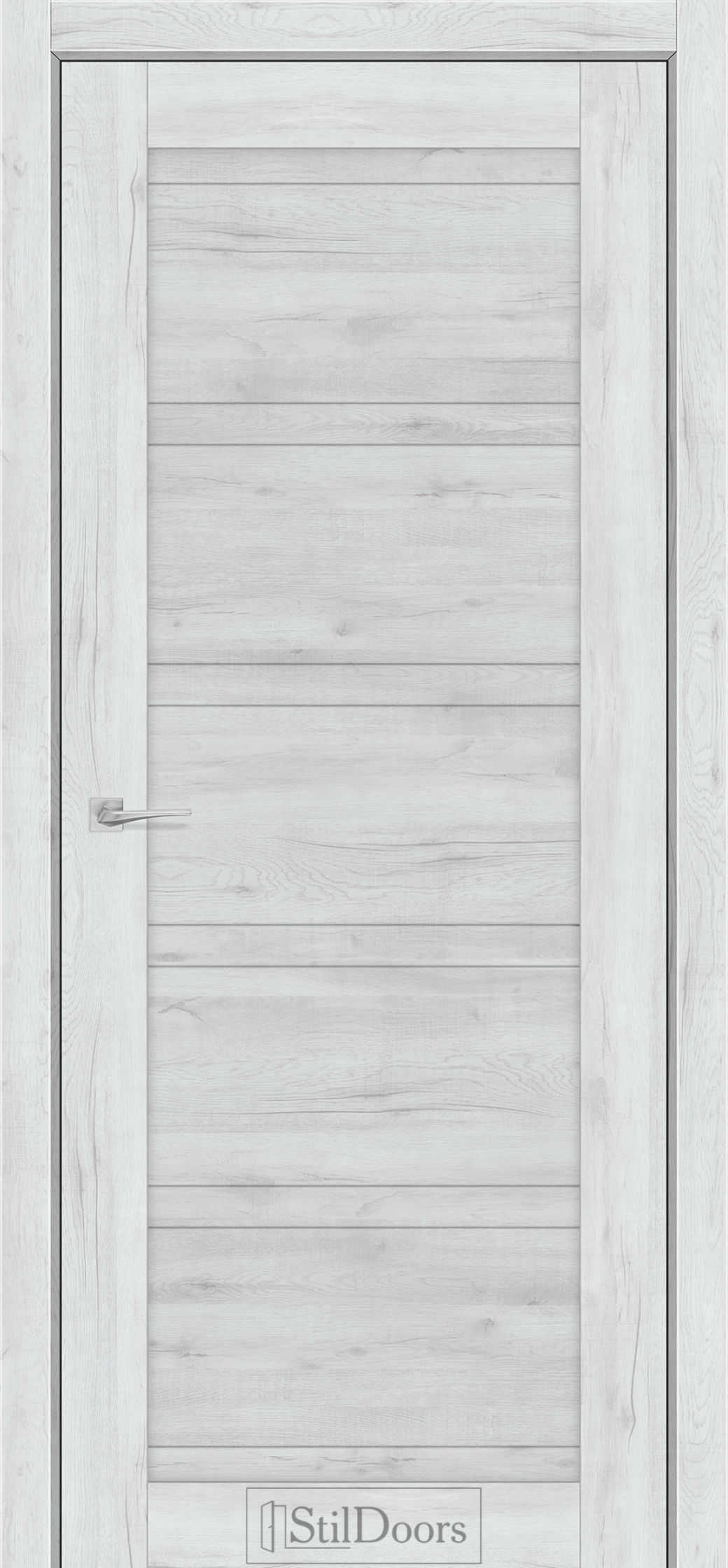 Міжкімнатні Двері StilDoors Romanda (40мм.) Дуб Альпійський Глухе