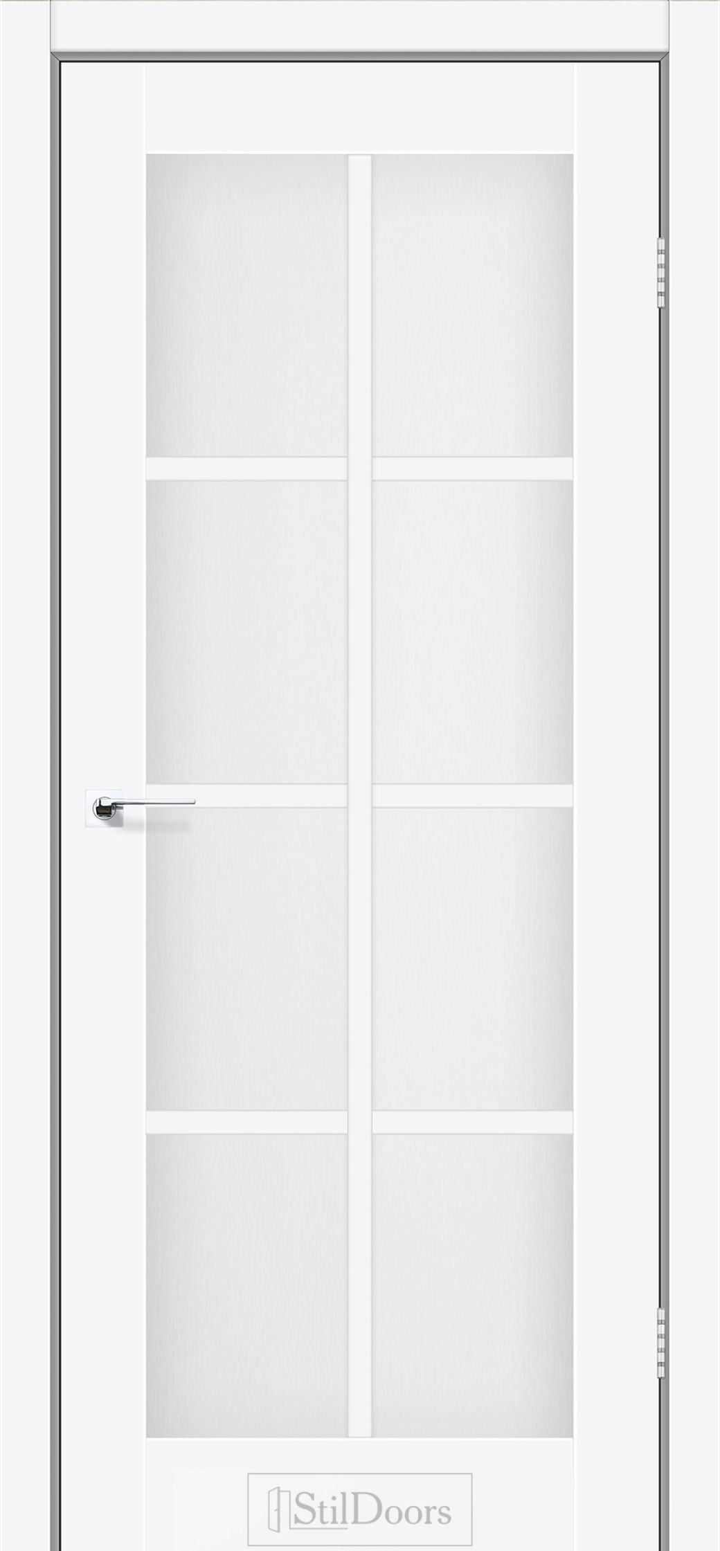 Міжкімнатні Двері StilDoors Vietnam (40мм.) Білий Мат (Поліпропілен) Сатин білий