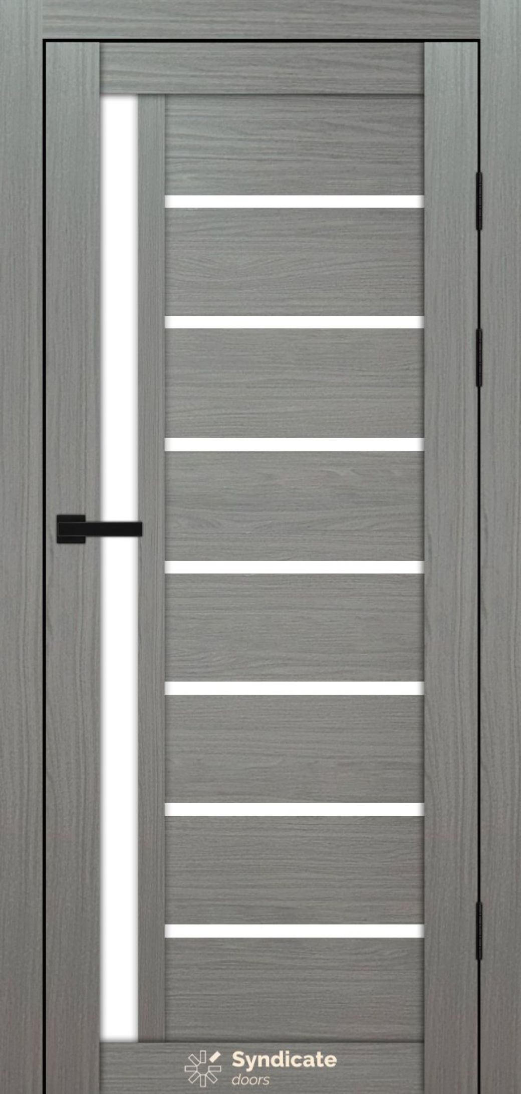 Міжкімнатні двері Syndicate Doors (40 мм)  PVC SD-101 Венге модерна Сатин