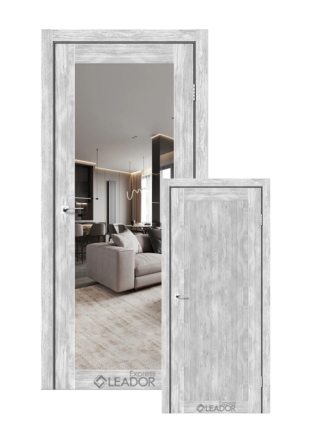 Межкомнатная дверь LEADOR Express Atlantic-06 ( 40 мм)