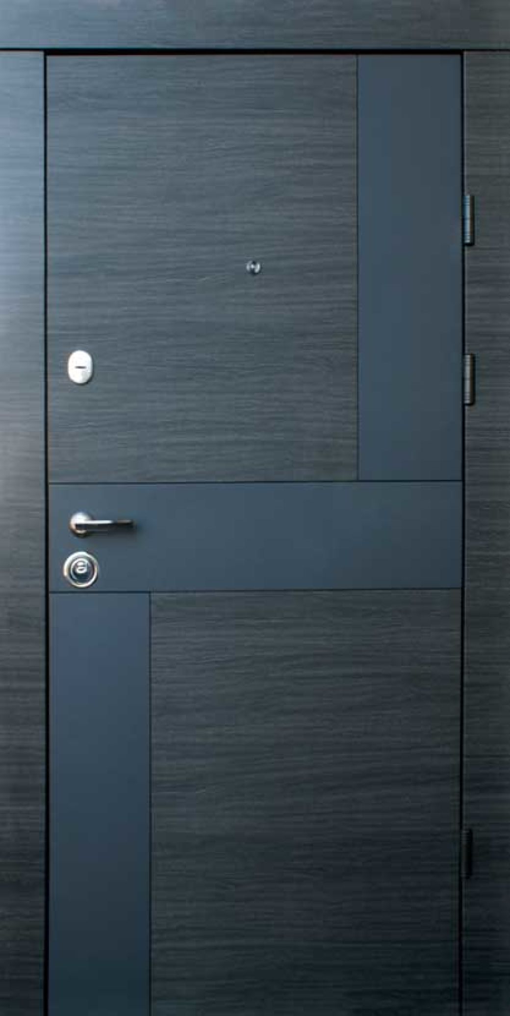 Вхідні двері Qdoors, колекція Преміум, Стиль-М, венге сірий горизонт/ біле дерево