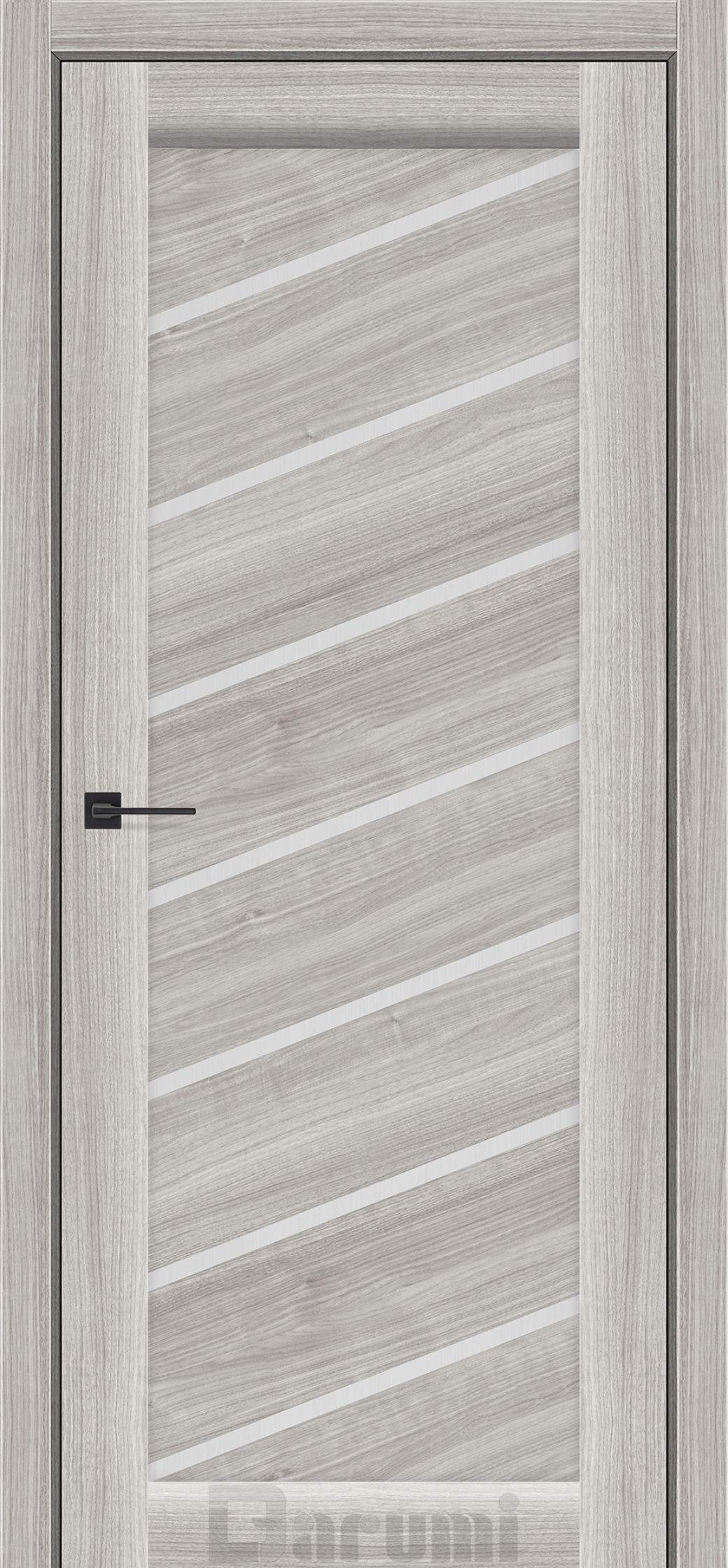 Міжкімнатні двері Darumi Rosalia (40 мм) Горіх вайт рівер Сатин білий