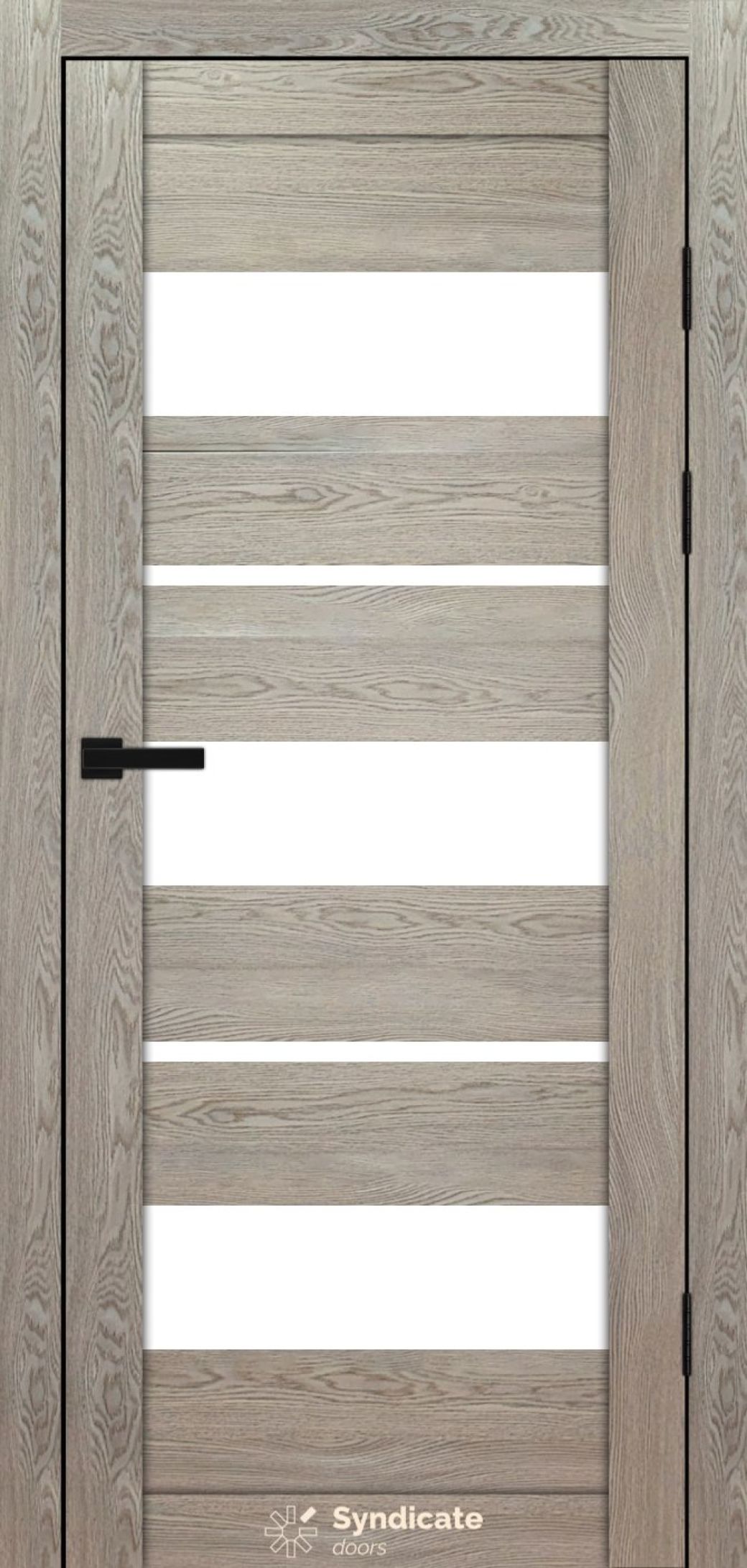 Міжкімнатні двері Syndicate Doors (40 мм)  PVC SD-105 Дуб натуральний Сатин