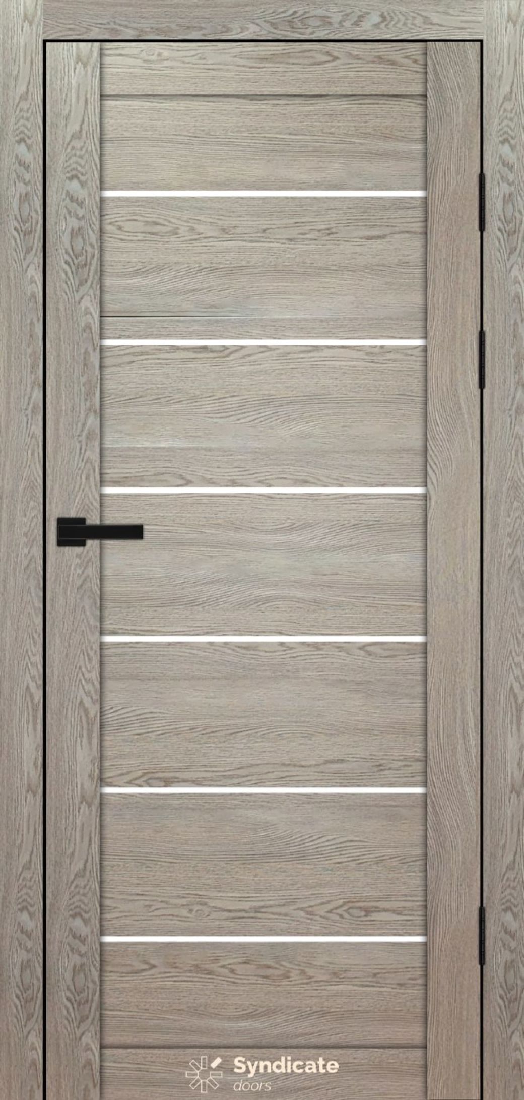 Міжкімнатні двері Syndicate Doors (40 мм)  PVC SD-108 Дуб натуральний Сатин