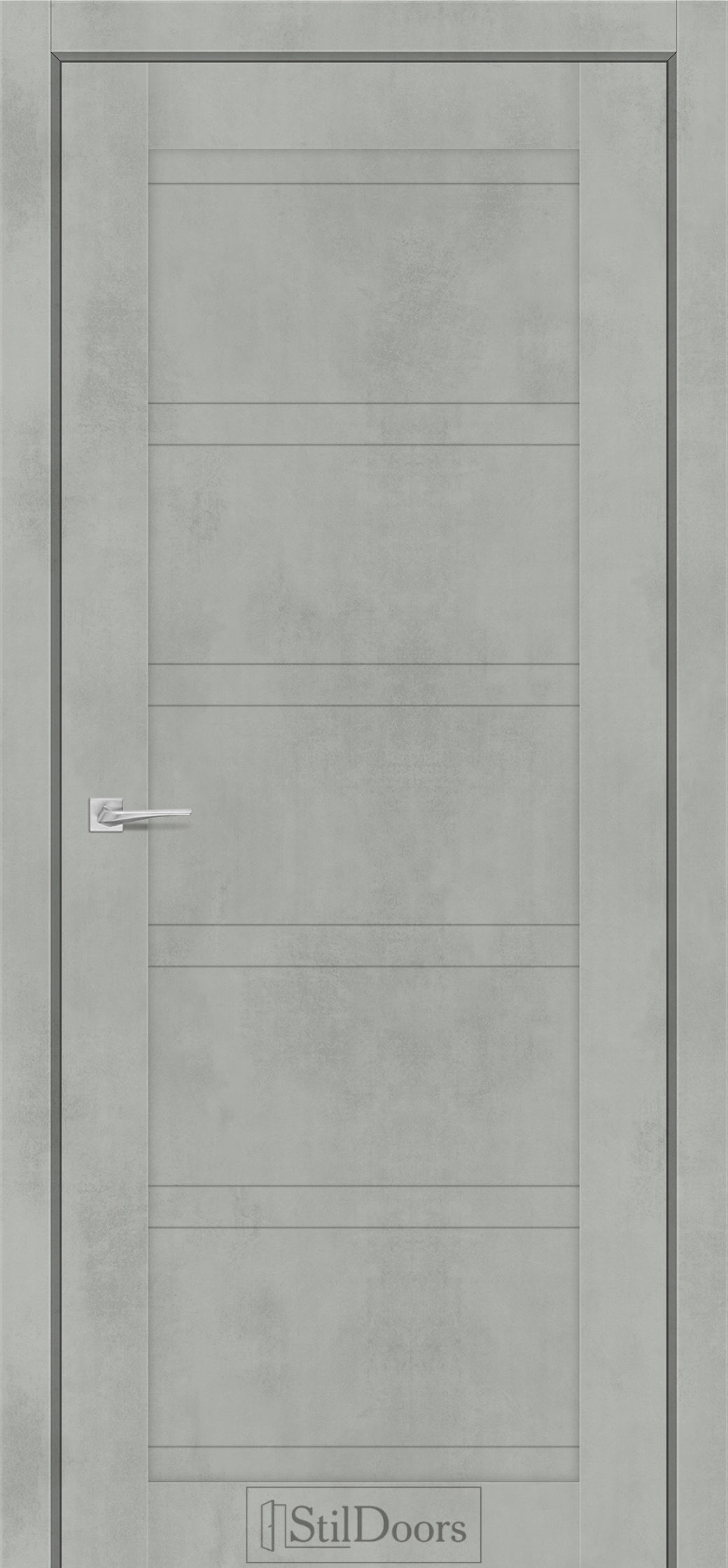 Міжкімнатні Двері StilDoors Romanda (40мм.) Бетон Тефра Глухе