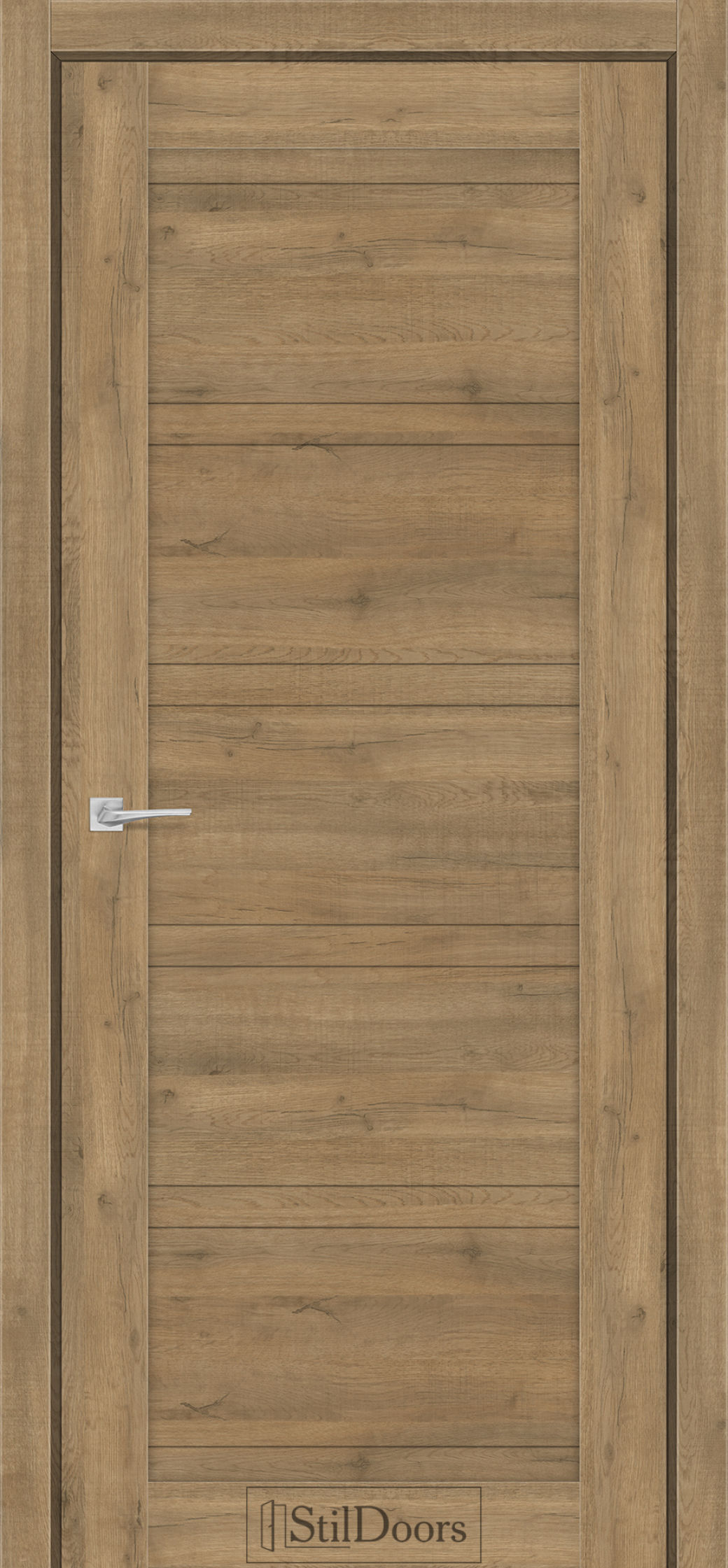 Міжкімнатні Двері StilDoors Romanda (40мм.) Дуб Крафт Глухе