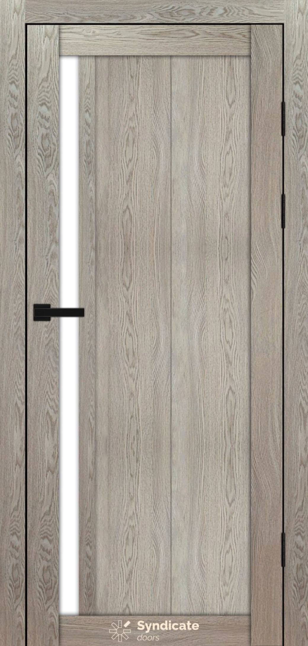 Міжкімнатні двері Syndicate Doors (40 мм)  PVC SD-124 Дуб натуральний Сатин
