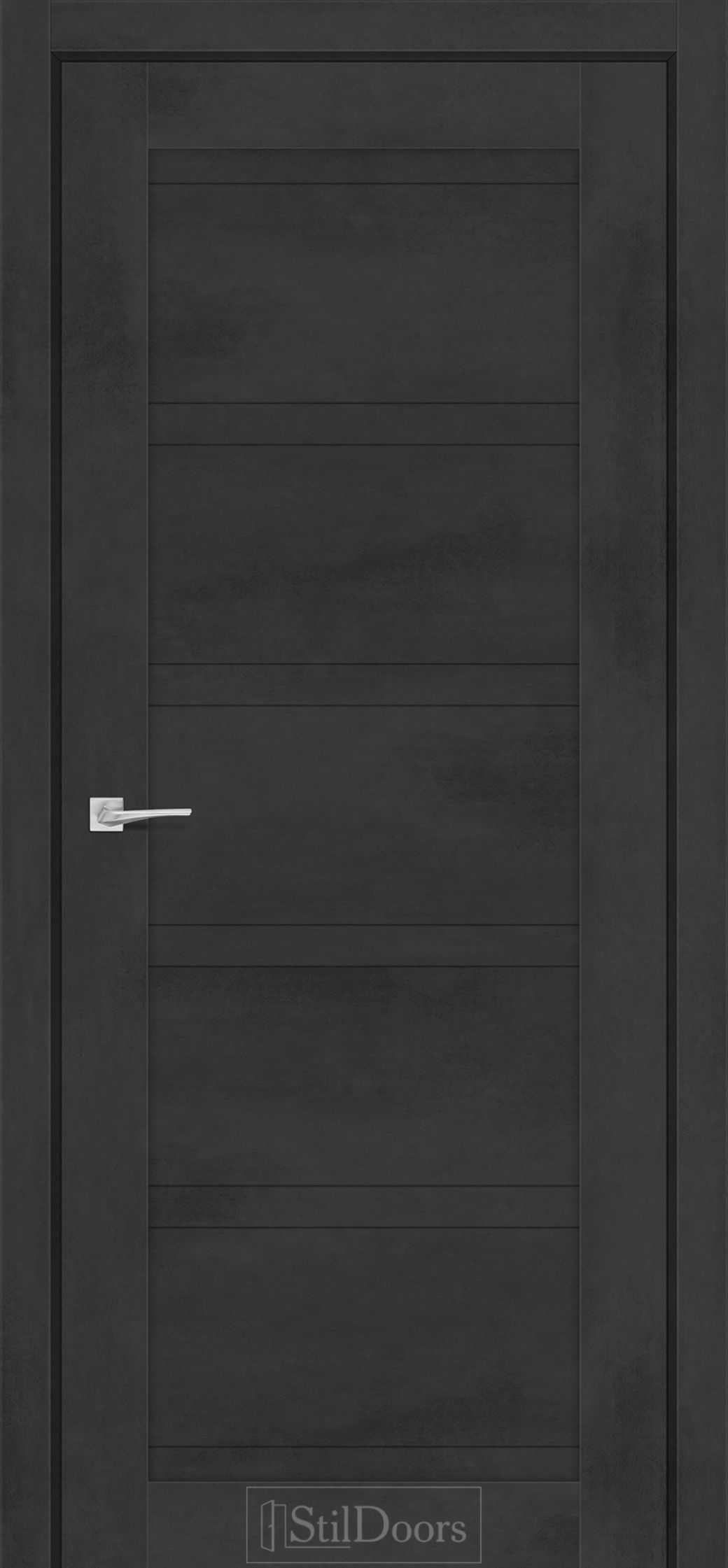 Міжкімнатні Двері StilDoors Romanda (40мм.) Бетон Антрацит Глухе