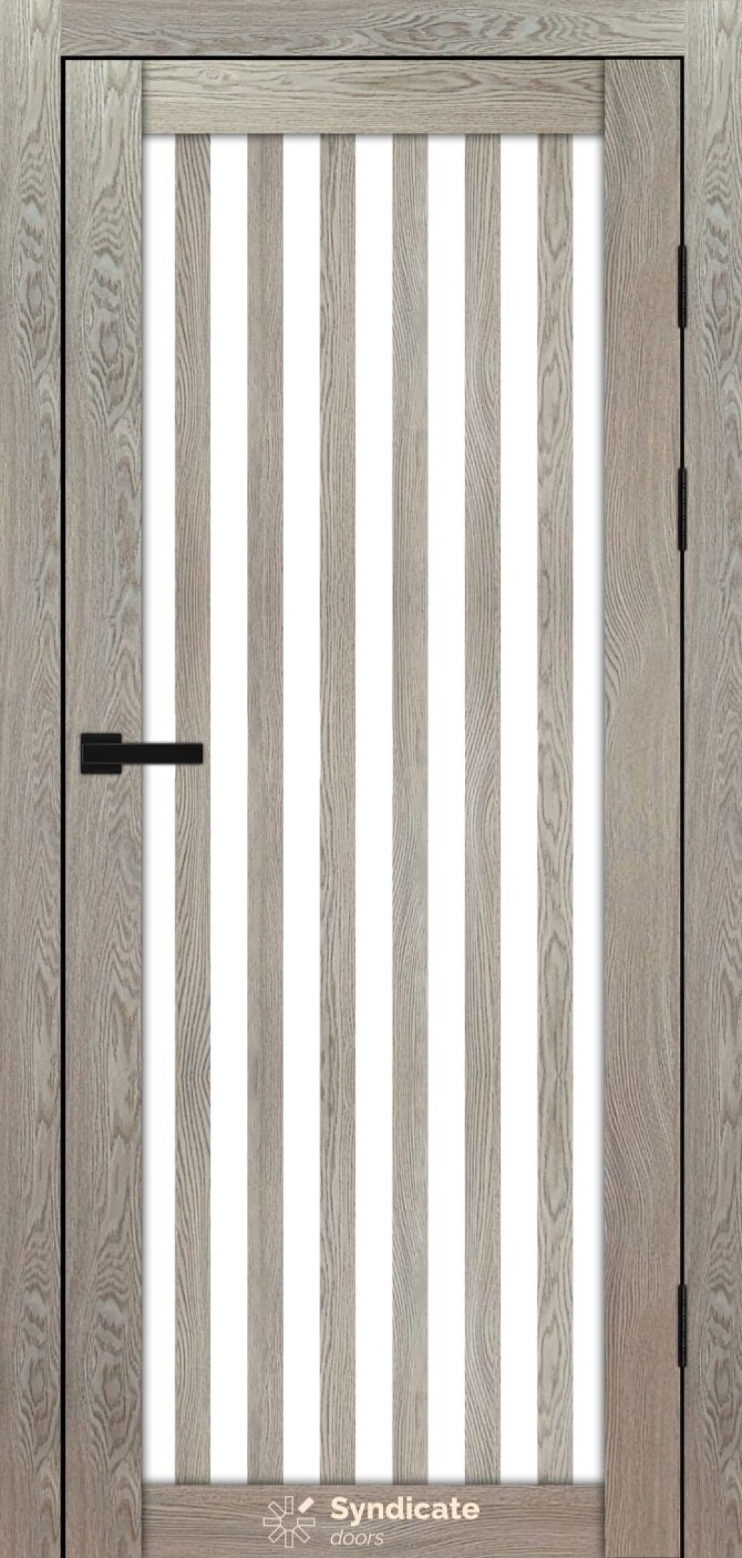 Міжкімнатні двері Syndicate Doors (40 мм)  PVC SD-125 Дуб натуральний Сатин