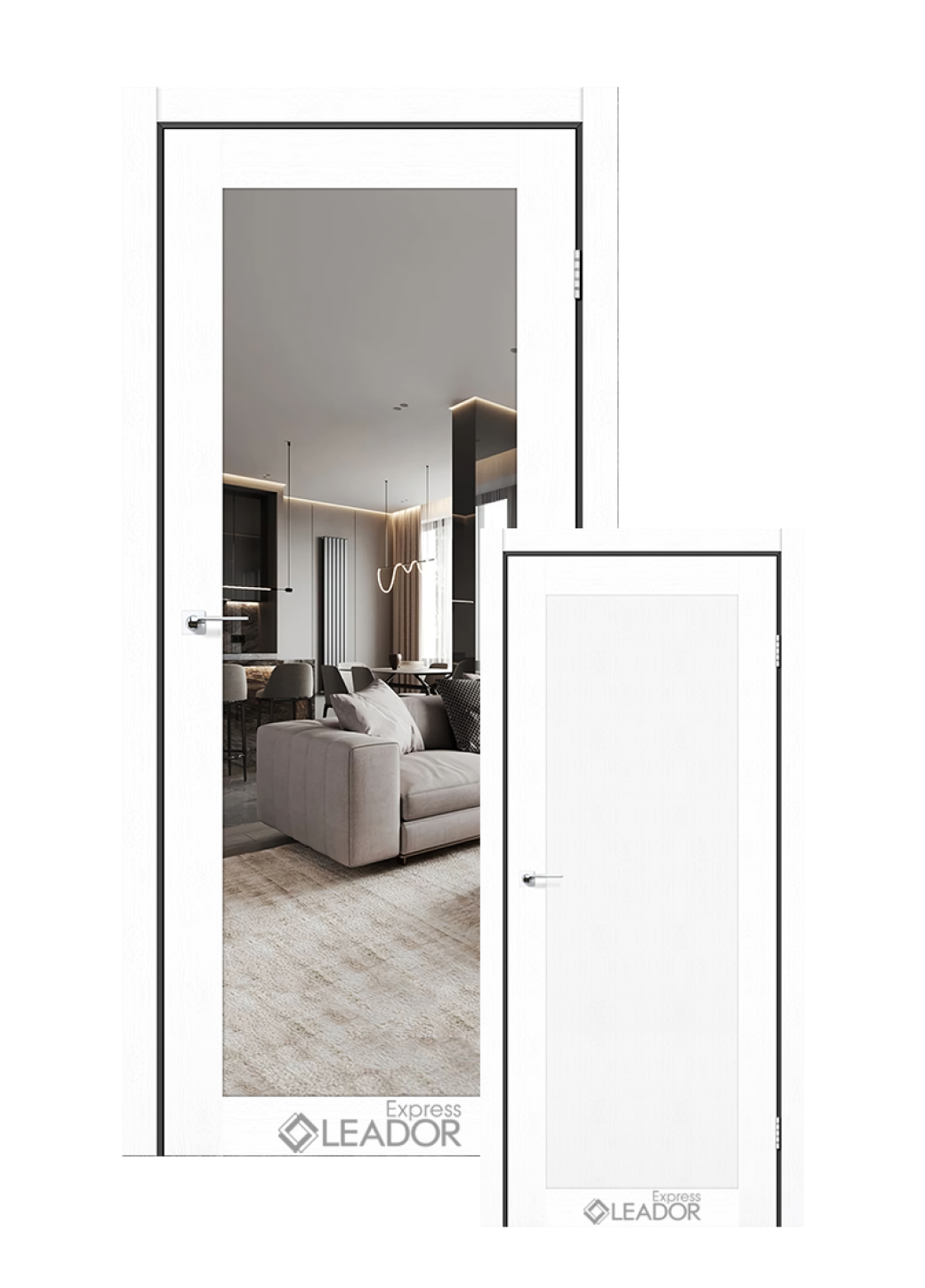 Межкомнатная дверь LEADOR Express Atlantic-06 ( 40 мм)