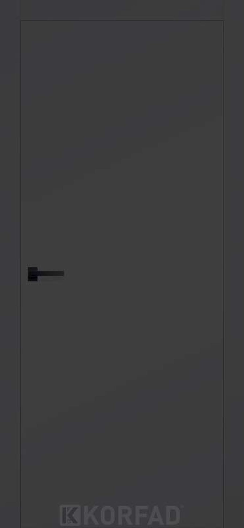 Міжкімнатні двері  Korfad Marion антрацит глухі