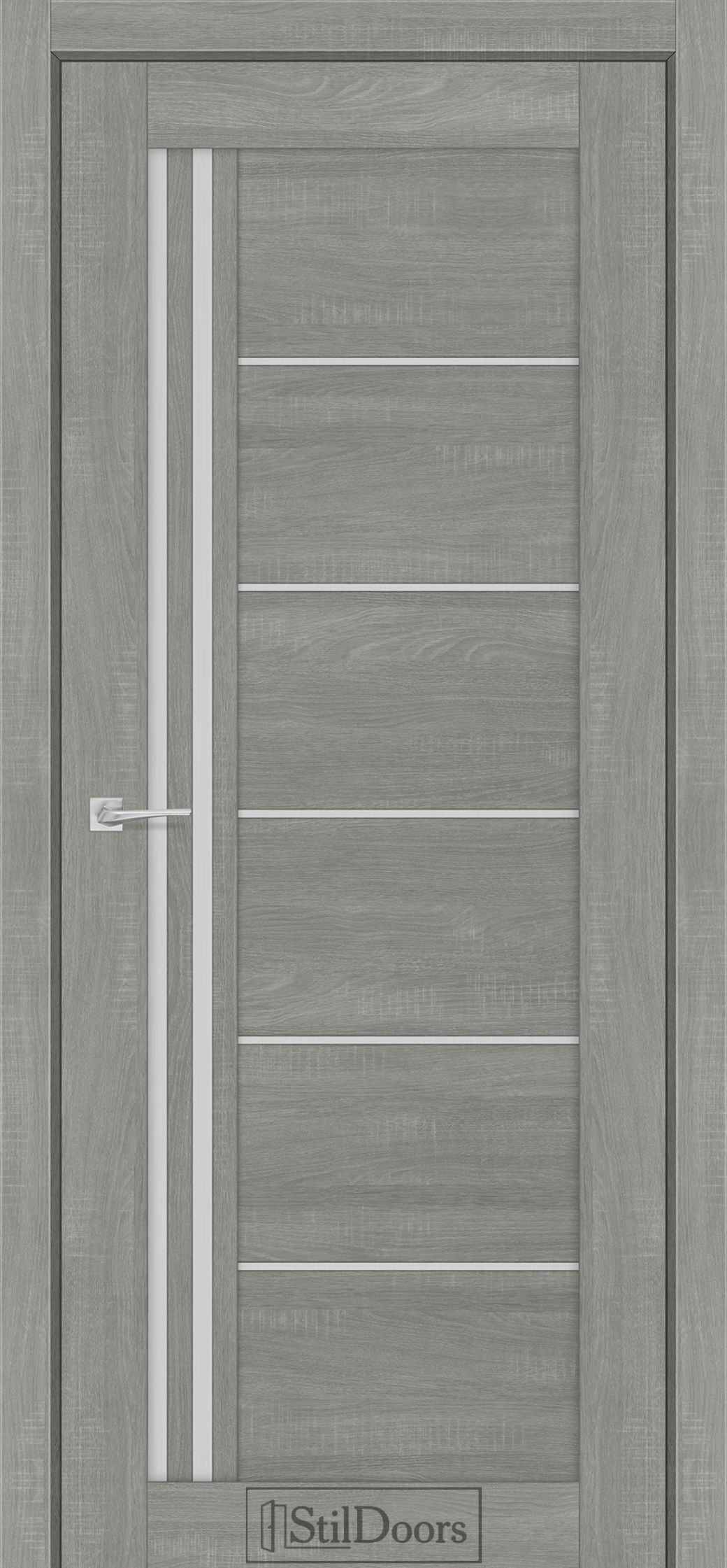 Міжкімнатні Двері StilDoors Vitano (40мм.) Ясен Нордік Сатин білий