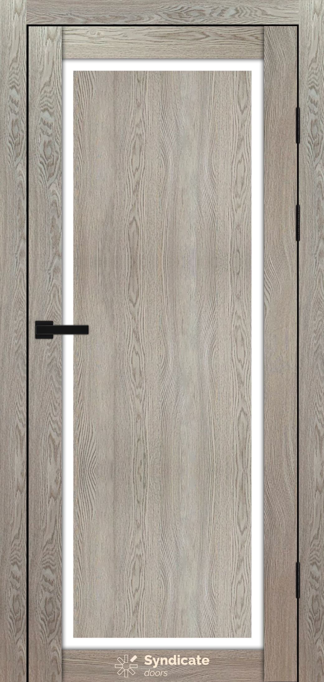 Міжкімнатні двері Syndicate Doors (40 мм)  PVC SD-113 Дуб натуральний Сатин