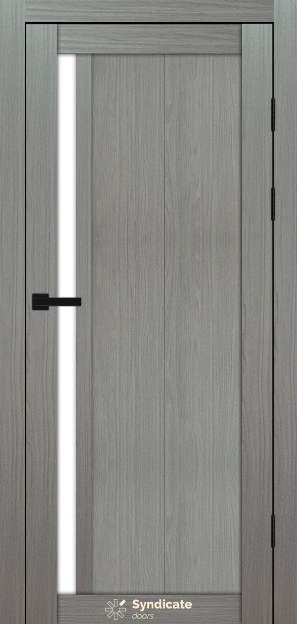 Міжкімнатні двері Syndicate Doors (40 мм)  PVC SD-124 Венге модерна Сатин