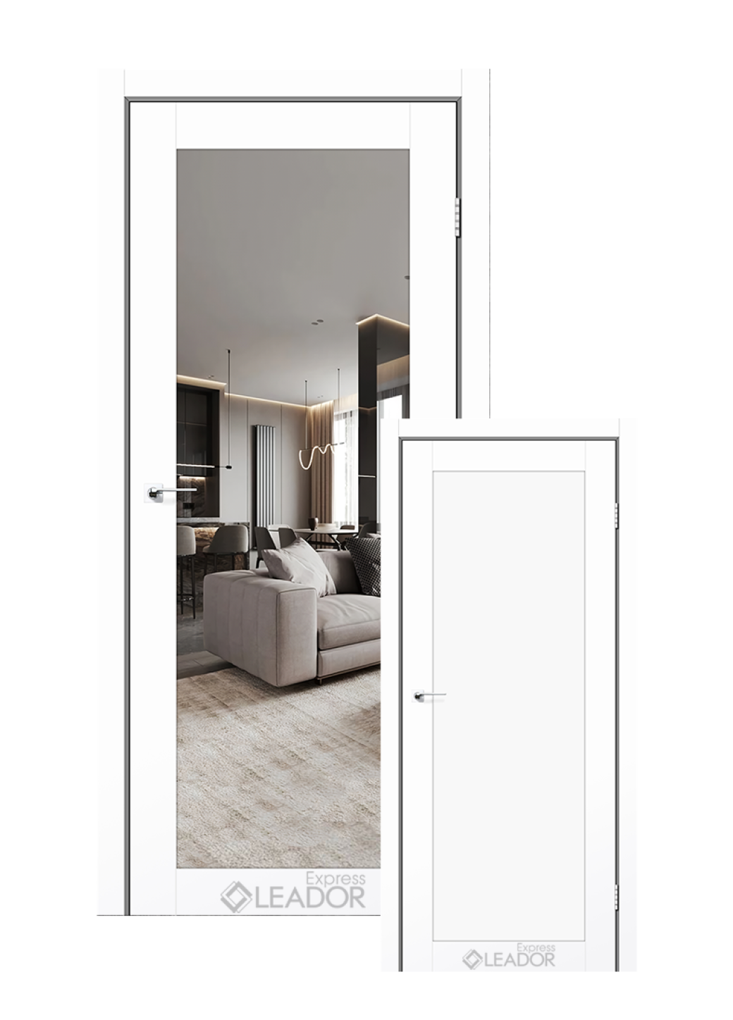 Межкомнатная дверь LEADOR Express Atlantic-06 ( 40 мм)