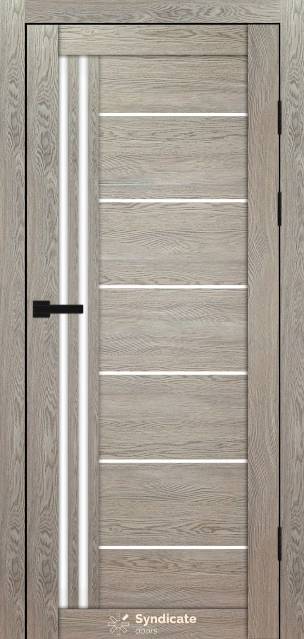 Міжкімнатні двері Syndicate Doors (40 мм)  PVC SD-114 Дуб натуральний Сатин