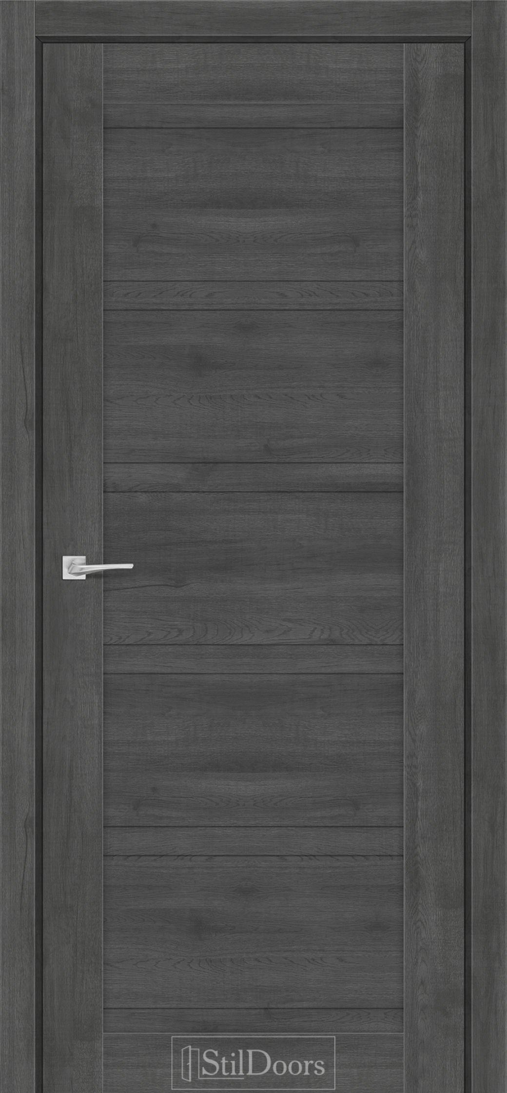 Міжкімнатні Двері StilDoors Romanda (40мм.) Дуб Смокі Глухе