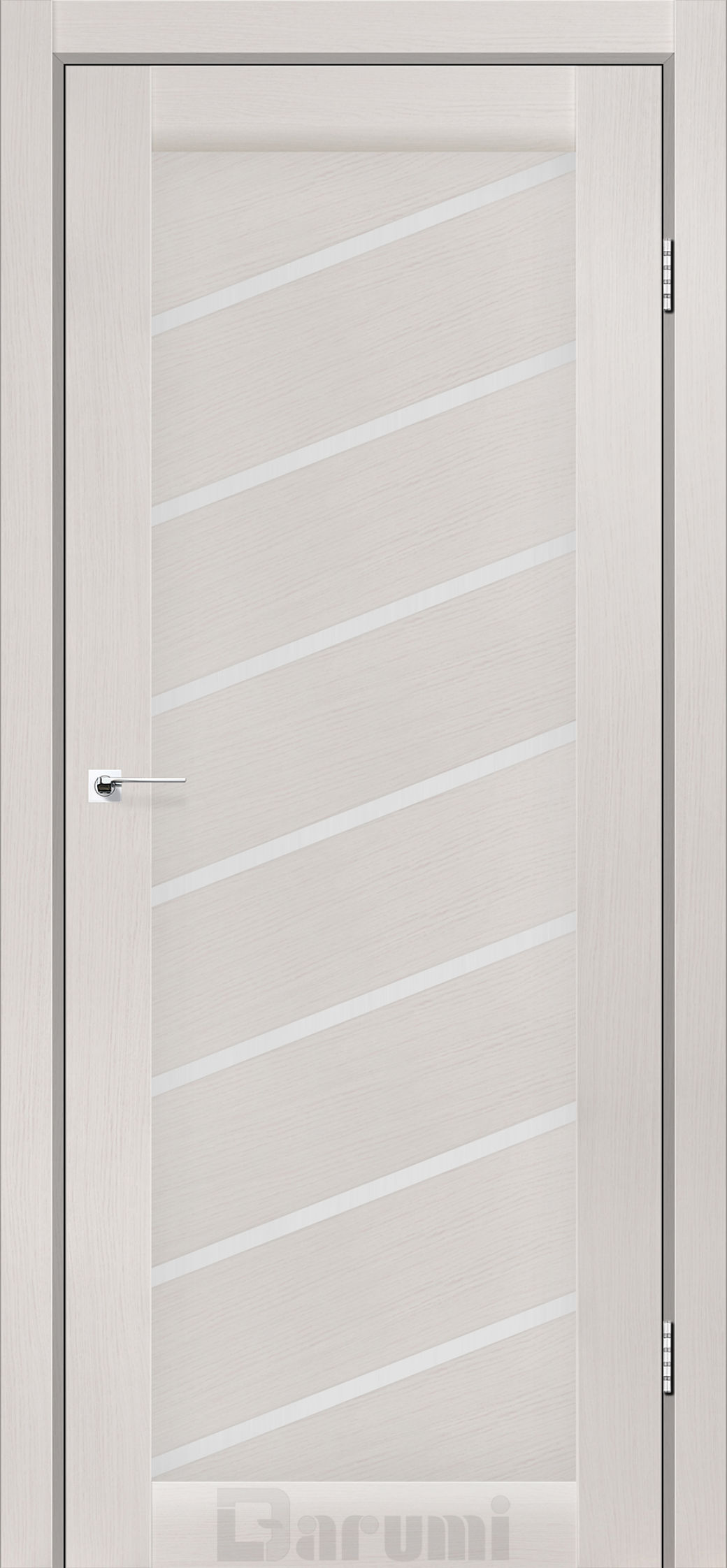 Міжкімнатні двері Darumi Rosalia (40 мм) Дуб Ольс Сатин білий