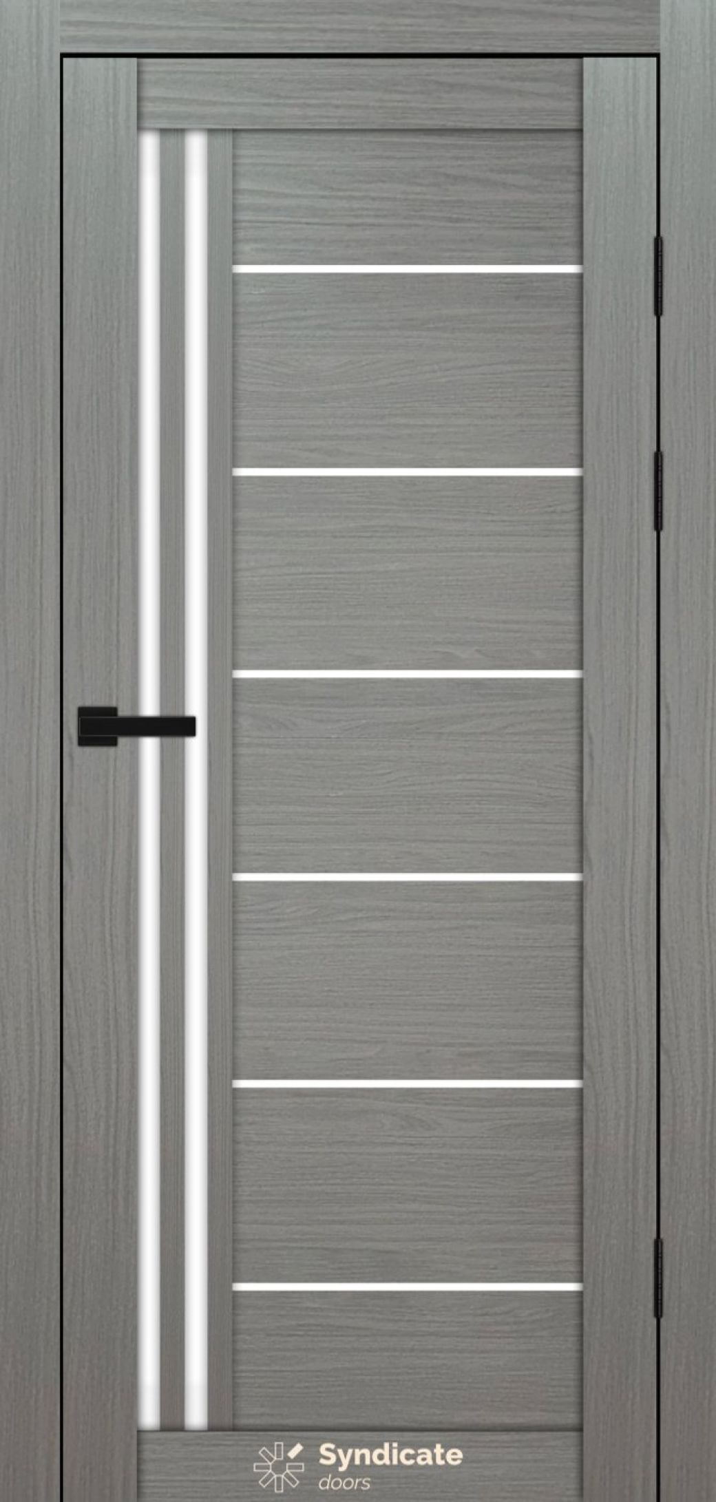 Міжкімнатні двері Syndicate Doors (40 мм)  PVC SD-114 Венге модерна Сатин