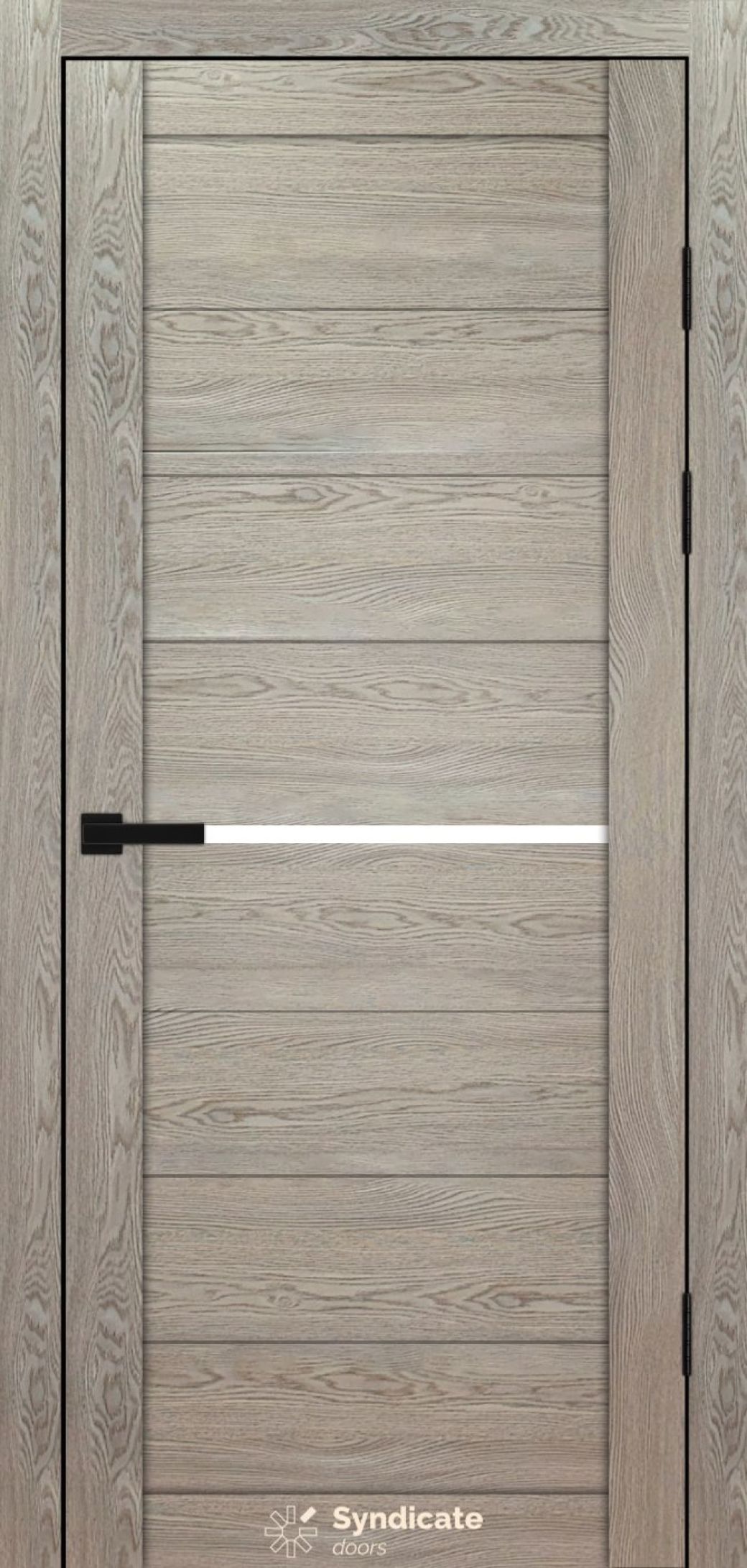 Міжкімнатні двері Syndicate Doors (40 мм)  PVC SD-129 Дуб натуральний Сатин