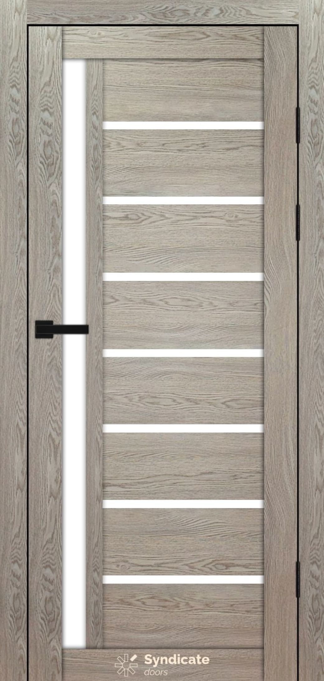 Міжкімнатні двері Syndicate Doors (40 мм)  PVC SD-101 Дуб натуральний Сатин