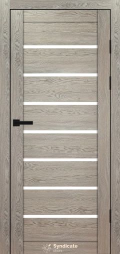 Міжкімнатні двері Syndicate Doors (40 мм)  PVC SD-102 Дуб натуральний Сатин