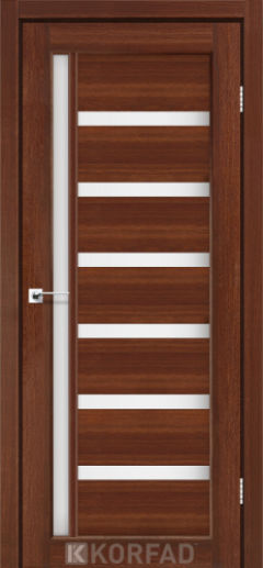Міжкімнатні двері  Korfad VLD-01 горіх Сатін білий