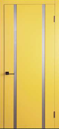 Міжкімнатні двері Danaprisdoors Loft S05 з фарбованим чорним склом