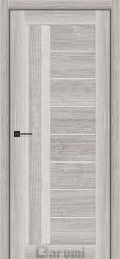 Міжкімнатні двері Darumi Floriana-01 (40 мм) Горіх вайт рівер Сатин білий