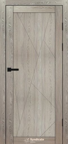 Міжкімнатні двері Syndicate Doors (40 мм)  PVC SD-171 Дуб натуральний Глухе