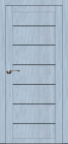 Portalino PL-08 PVC (38 мм) Мессіна срібна (плівка пвх) BLK