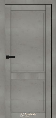 Міжкімнатні двері Syndicate Doors (40 мм)  PVC SD-132 Бетон світлий Глухе
