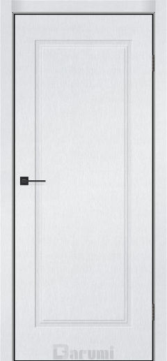 Міжкімнатні двері Darumi SINTRA Classic-01 (40 мм) Металевий вайт глухе з алюмюнієвим торцем