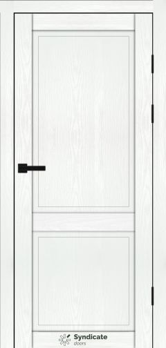 Міжкімнатні двері Syndicate Doors (40 мм)  PVC SD-132 Біла структура Глухе