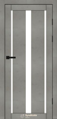 Міжкімнатні двері Syndicate Doors (40 мм)  PVC SD-127 Бетон світлий Сатин