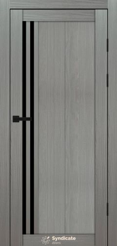 Міжкімнатні двері Syndicate Doors (40 мм)  PVC SD-136 Венге модерна Чорне