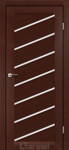 Міжкімнатні двері Darumi Rosalia (40 мм) Венге панга Сатин білий