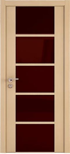 Міжкімнатні двері Danaprisdoors Artdecor Vetro 07 + фарбоване скло з середини
