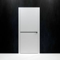 Міжкімнатні двері Danaprisdoors Loft S03 з фарбованим чорним склом