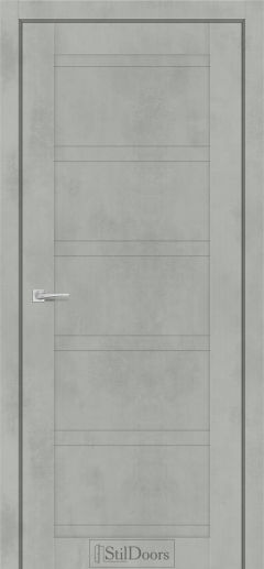 Міжкімнатні Двері StilDoors Romanda (40мм.) Бетон Тефра Глухе