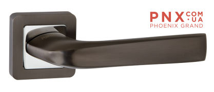 Роздільна ручка SATURN QR GR/CP-23 графіт/хром PUNTO (на раздельном основании)
