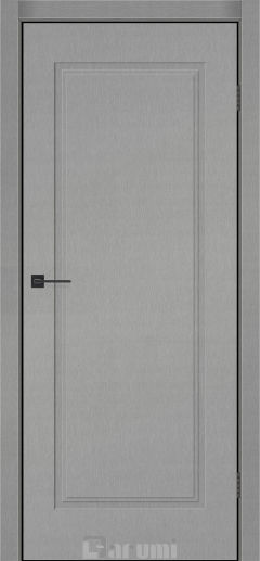 Міжкімнатні двері Darumi SINTRA Classic-01 (40 мм) Металевий грей глухе з алюмюнієвим торцем