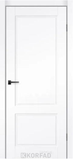 Міжкімнатні двері  Korfad Excellence  40 мм,  Weston,  біла емаль, глухі